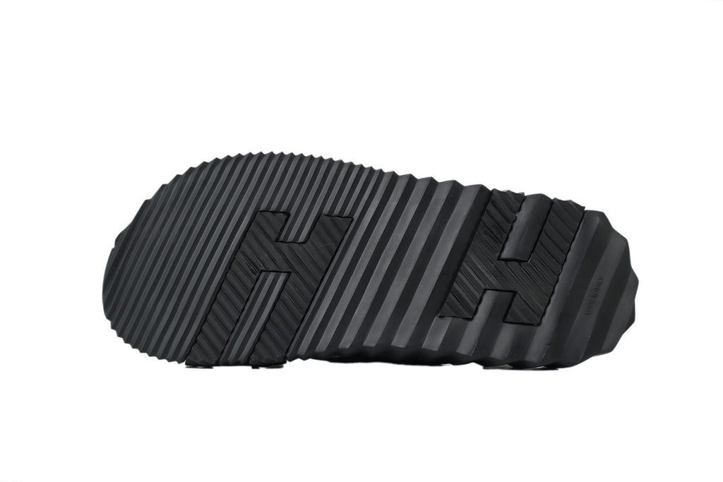Hermès Cross-Strap Slide Sandals in Black