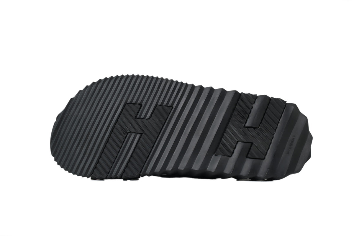 Hermès Cross-Strap Slide Sandals in Black
