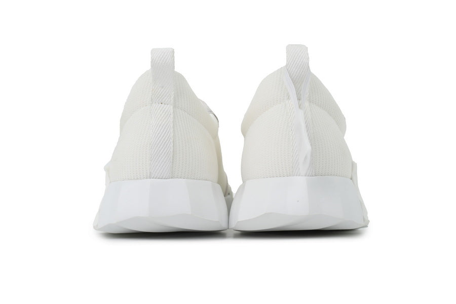 Hermès Bouncing Sneakers in White Mesh