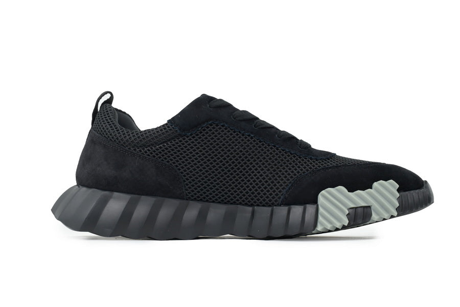 Hermès Bouncing Sneakers in Black Mesh