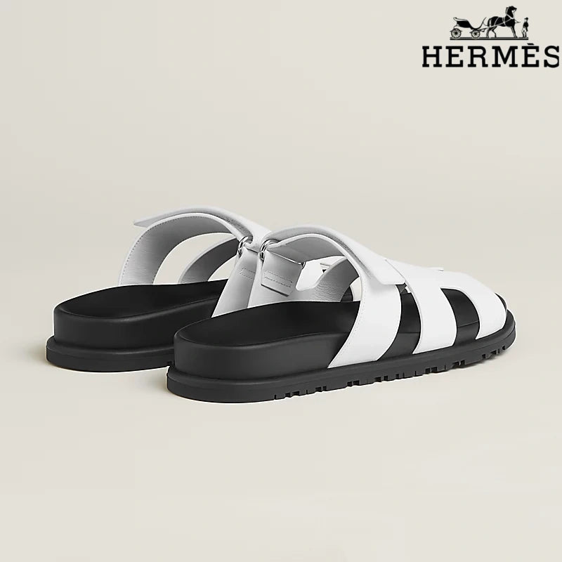 Hermès Chypre White Sandal