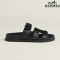 Hermès Chypre Black Sandal