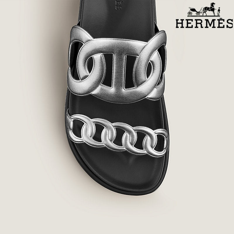 Hermès Extra Silver Sandal