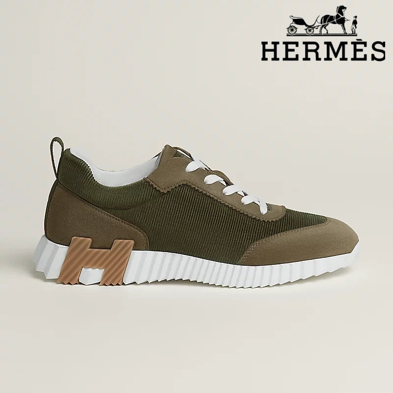 Hermès Bouncing Olive Green Sneaker