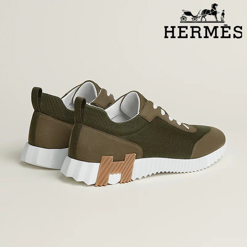 Hermès Bouncing Olive Green Sneaker