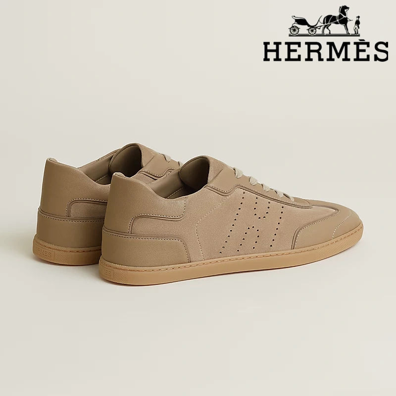 Hermès Boomerang Taupe Sneaker