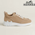 Hermès Beige Suede Bouncing Sneaker