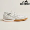 Hermès White Mix Material Sneaker