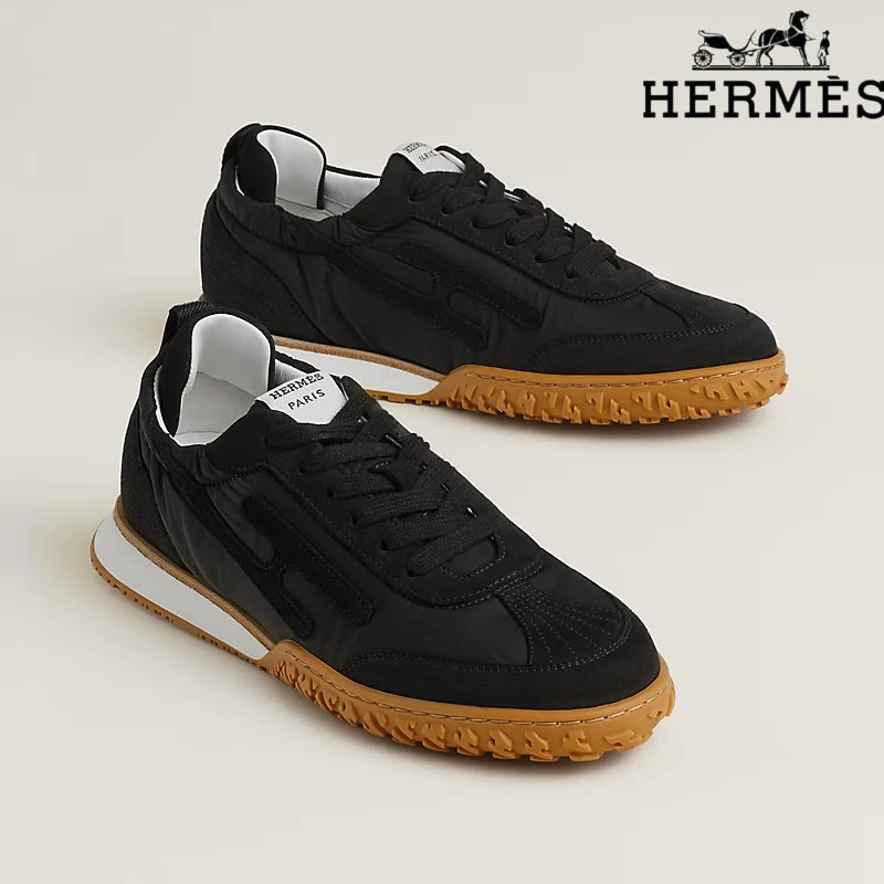 Hermès Black Bouncing Sneakers