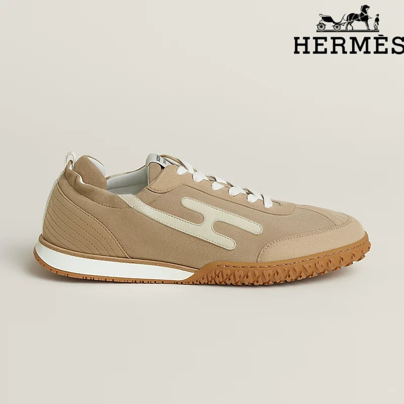 Hermès Beige Bouncing Sneakers