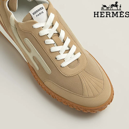 Hermès Beige Bouncing Sneakers