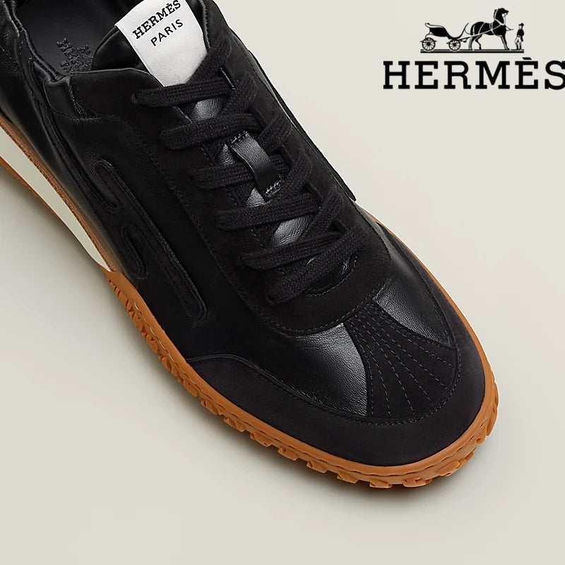 Hermès Jet Sneaker in Black Leather