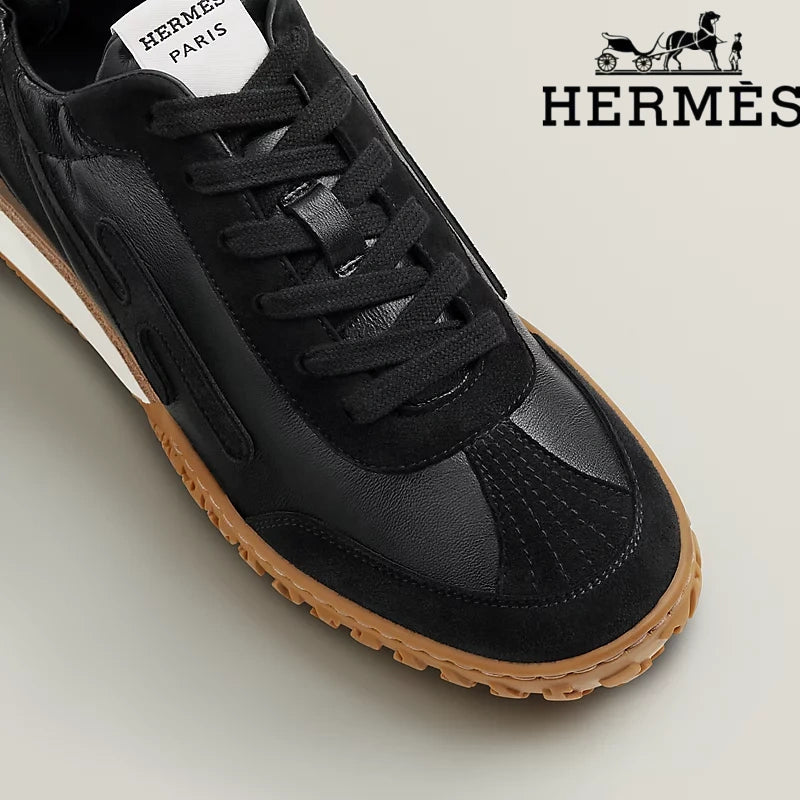 Hermès Jet Sneaker in All-Black Leather