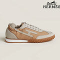 Hermès Sneakers in Beige and Tan