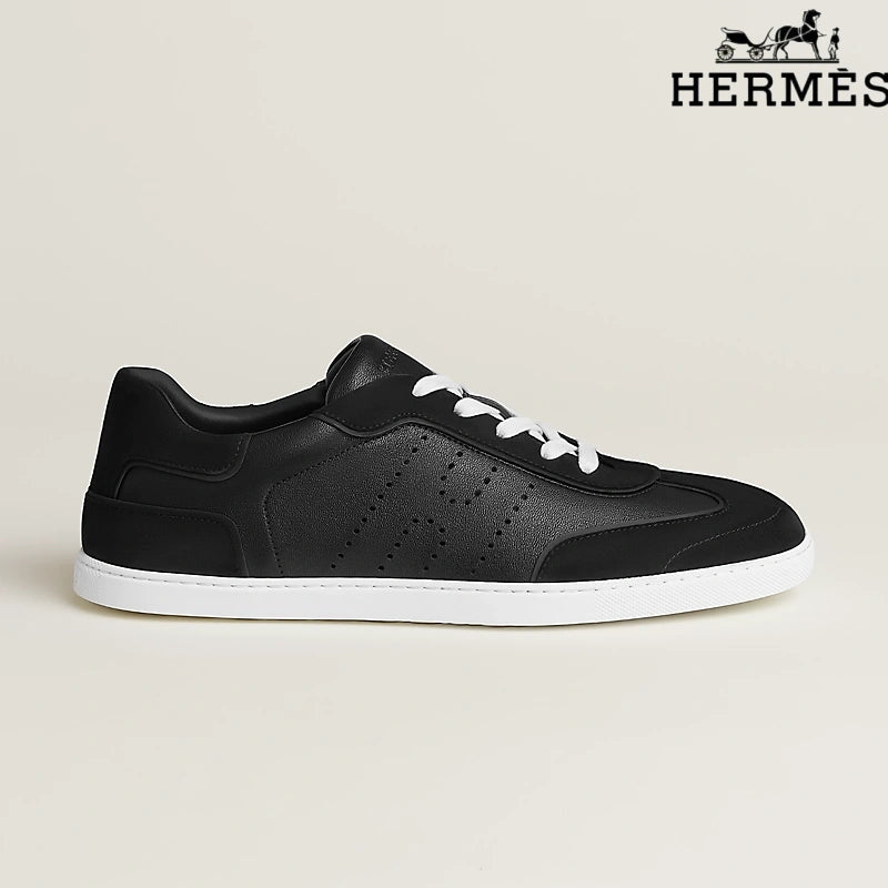 Hermès Sneakers in Black Leather