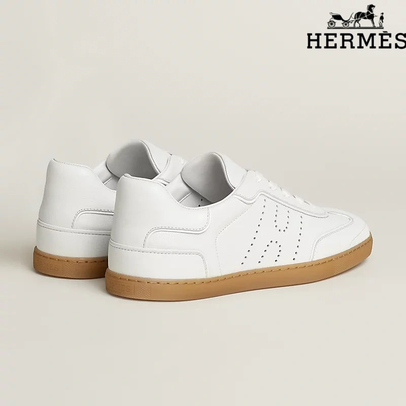 Hermès Sneakers in White Leather