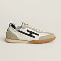 Hermès Bouncing Sneakers in White, Beige and Black