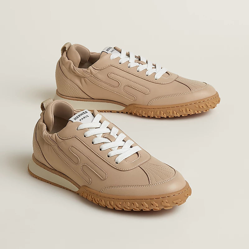 Hermès Bouncing Sneakers in All Beige