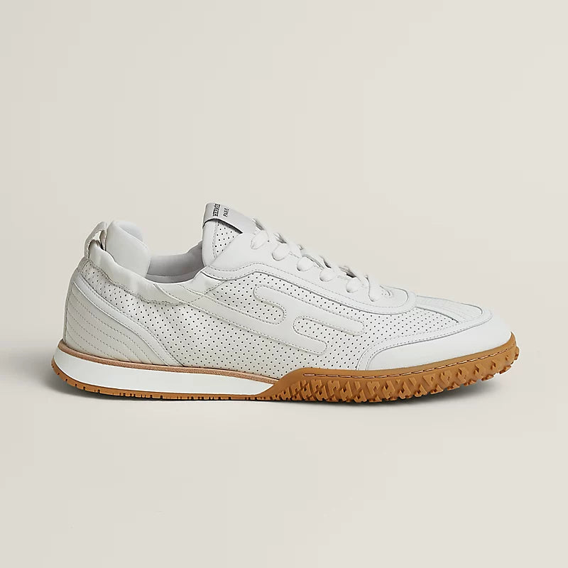 Hermès Bouncing Perforated Sneakers in White