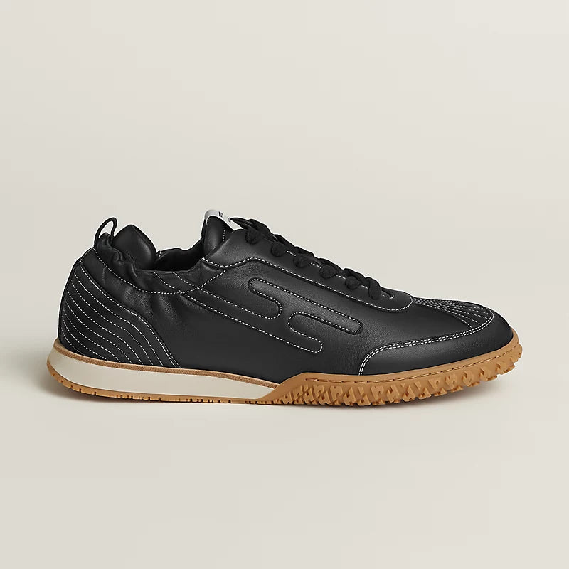 Hermès Bouncing Sneakers in Black Leather
