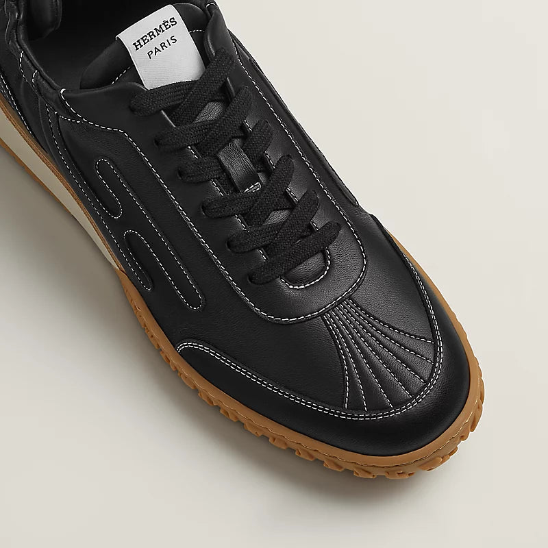 Hermès Bouncing Sneakers in Black Leather