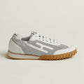 Hermès Bouncing Mesh Sneakers in White & Grey