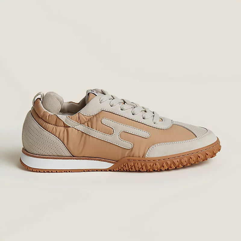 Hermès Bouncing Sneakers in Two-Tone Beige