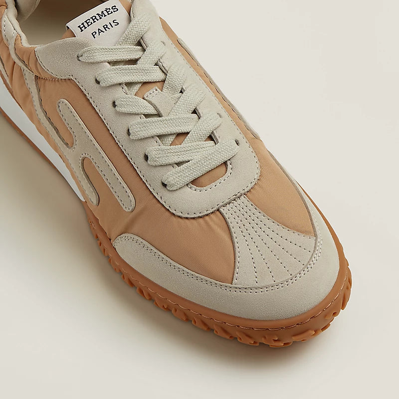 Hermès Bouncing Sneakers in Two-Tone Beige