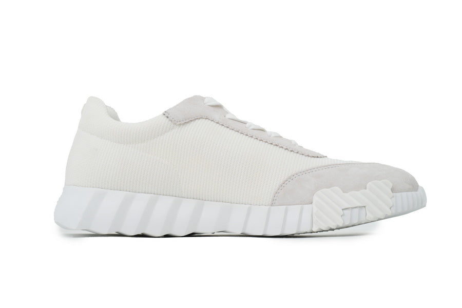 Hermès Bouncing Sneakers in White Mesh